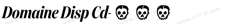 Domaine Disp Cd字体转换